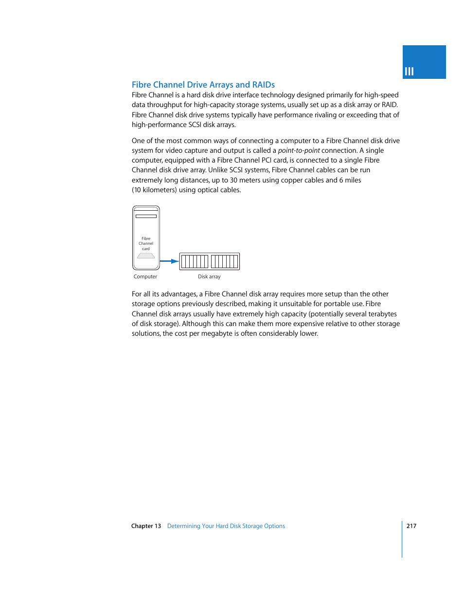 Fibre channel drive arrays and raids | Apple Final Cut Pro 6 User Manual | Page 218 / 2033