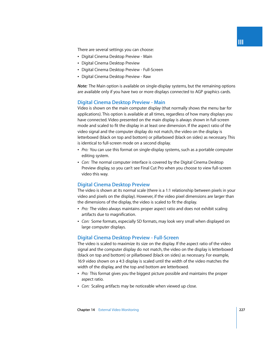 Digital cinema desktop preview - main, Digital cinema desktop preview, Digital cinema desktop preview - full-screen | Apple Final Cut Pro 6 User Manual | Page 228 / 2033