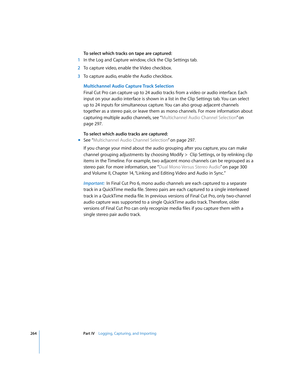 Apple Final Cut Pro 6 User Manual | Page 265 / 2033