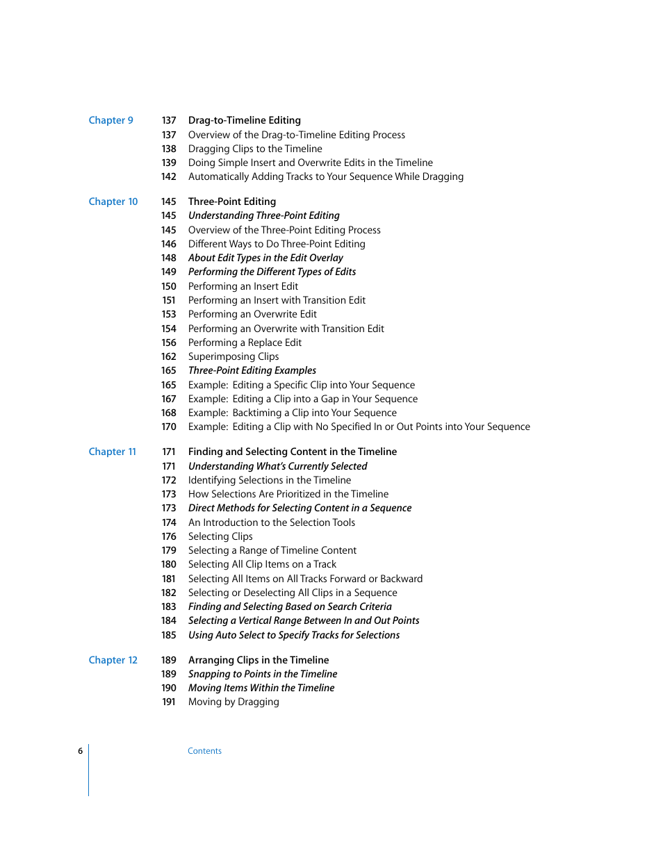 Apple Final Cut Pro 6 User Manual | Page 339 / 2033