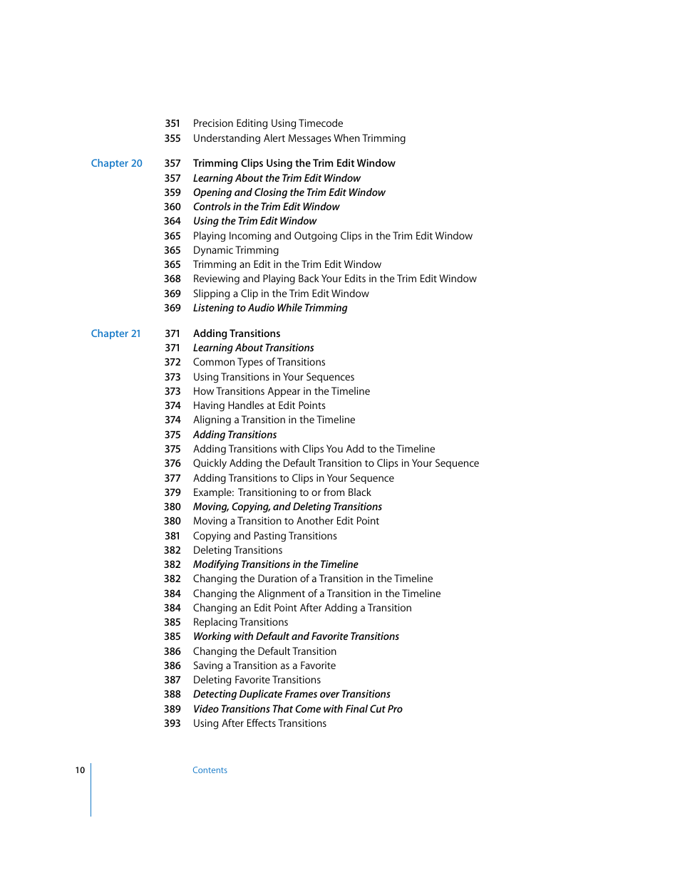 Apple Final Cut Pro 6 User Manual | Page 343 / 2033