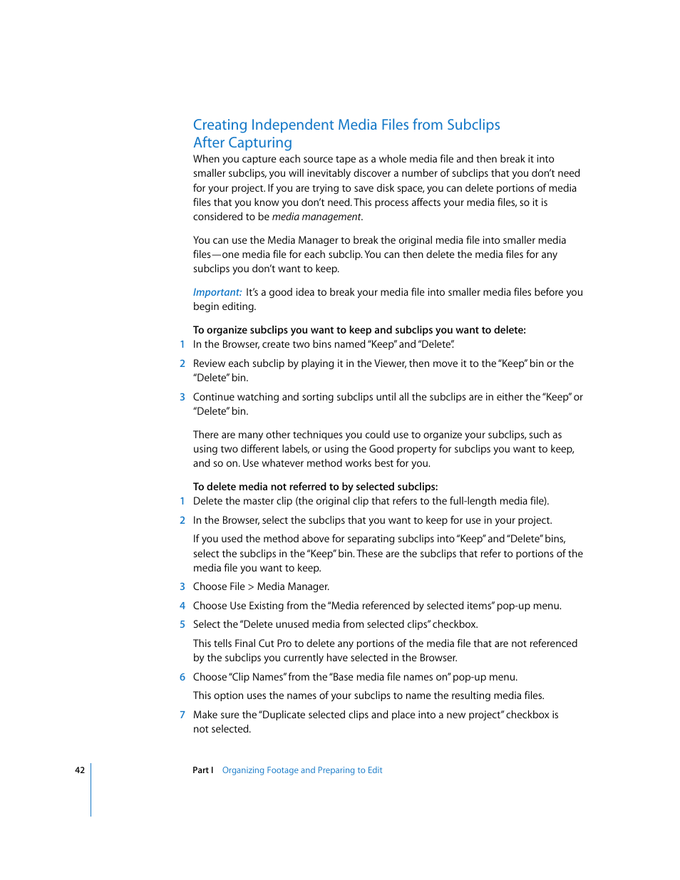 P. 42) | Apple Final Cut Pro 6 User Manual | Page 375 / 2033