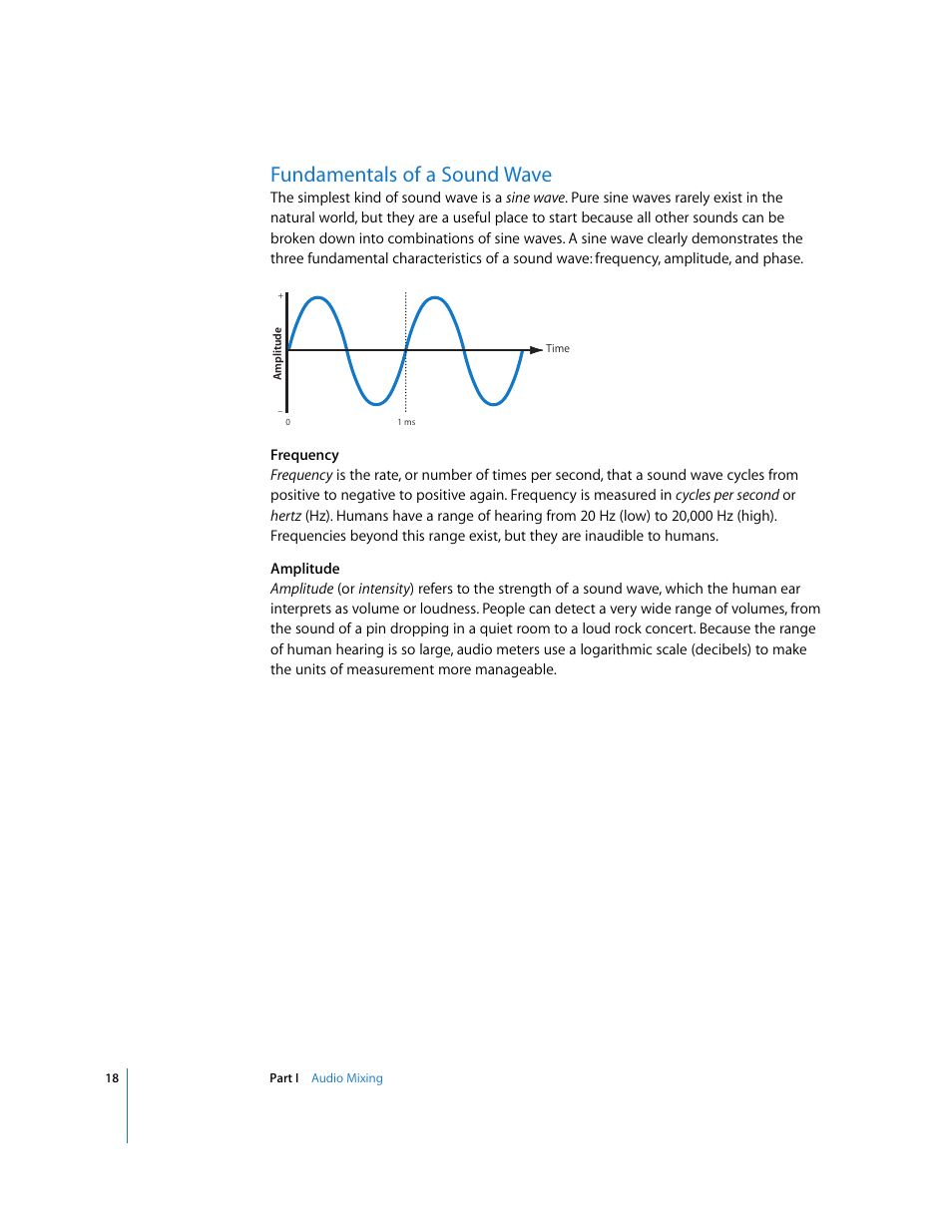 Fundamentals of a sound wave | Apple Final Cut Pro 6 User Manual | Page 803 / 2033