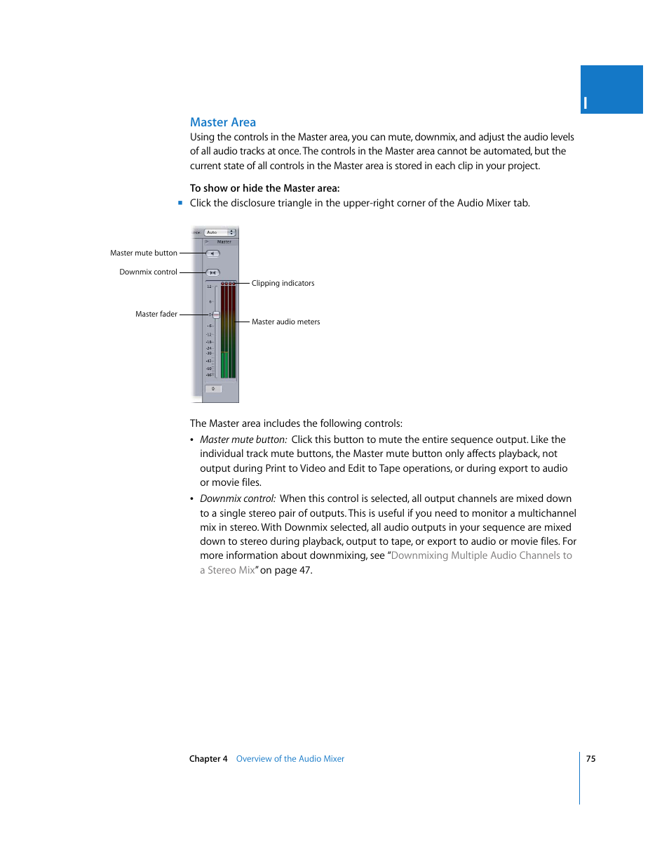 Master area | Apple Final Cut Pro 6 User Manual | Page 860 / 2033