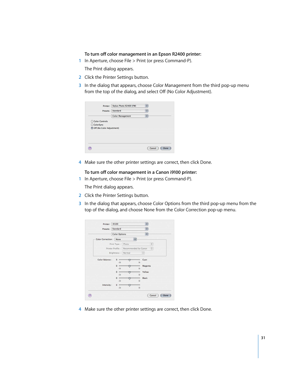 Apple Aperture Late-Breaking News User Manual | Page 31 / 32