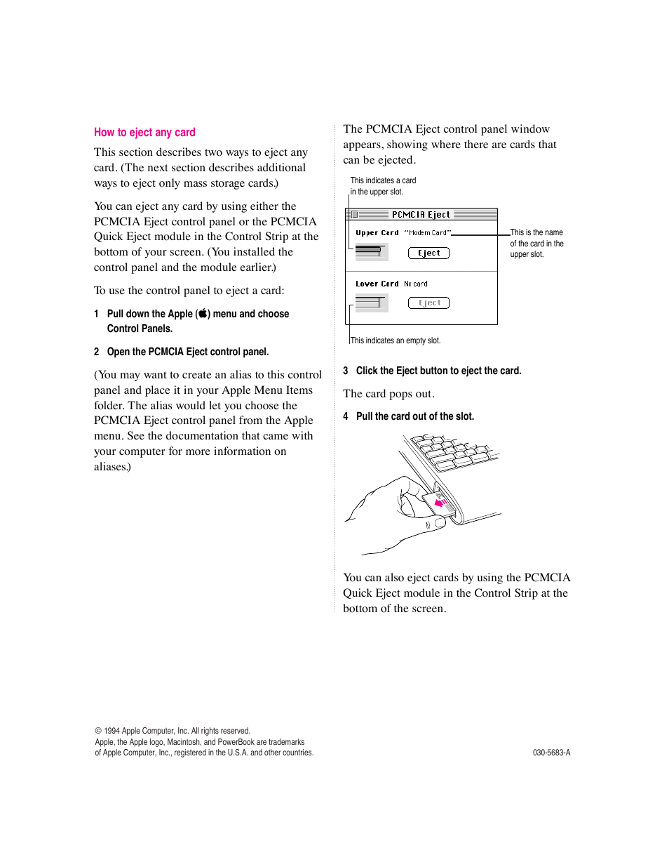 Apple PowerBook PCMCIA Expansion Module User Manual | Page 5 / 8