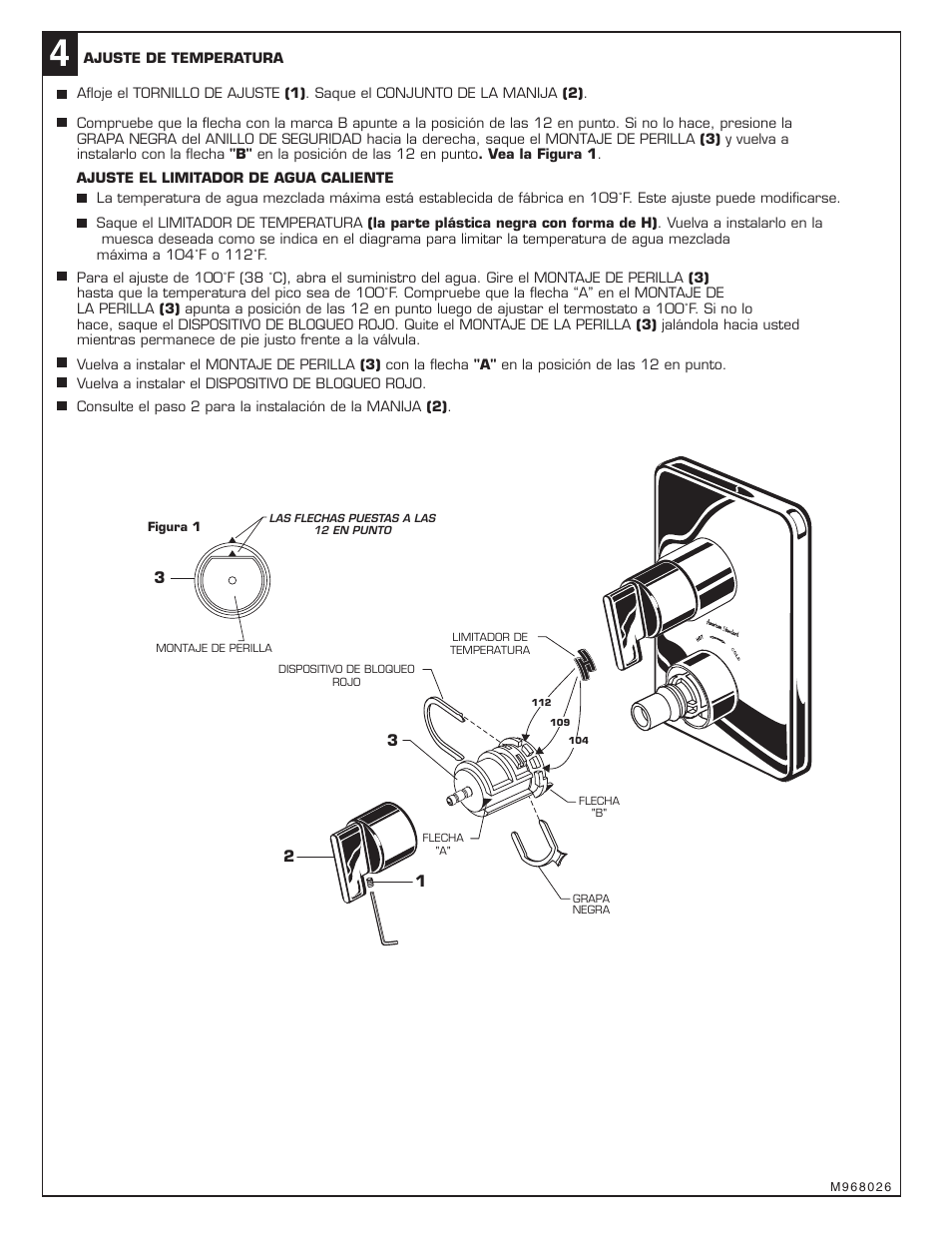 American Standard Moments T506.740 User Manual | Page 11 / 12