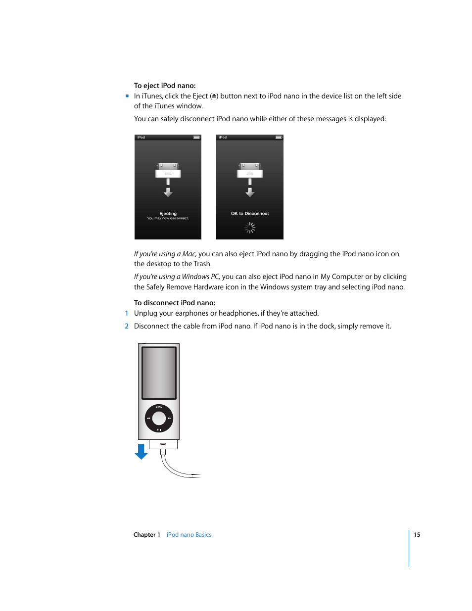 Apple iPod nano (5th generation) User Manual | Page 15 / 104