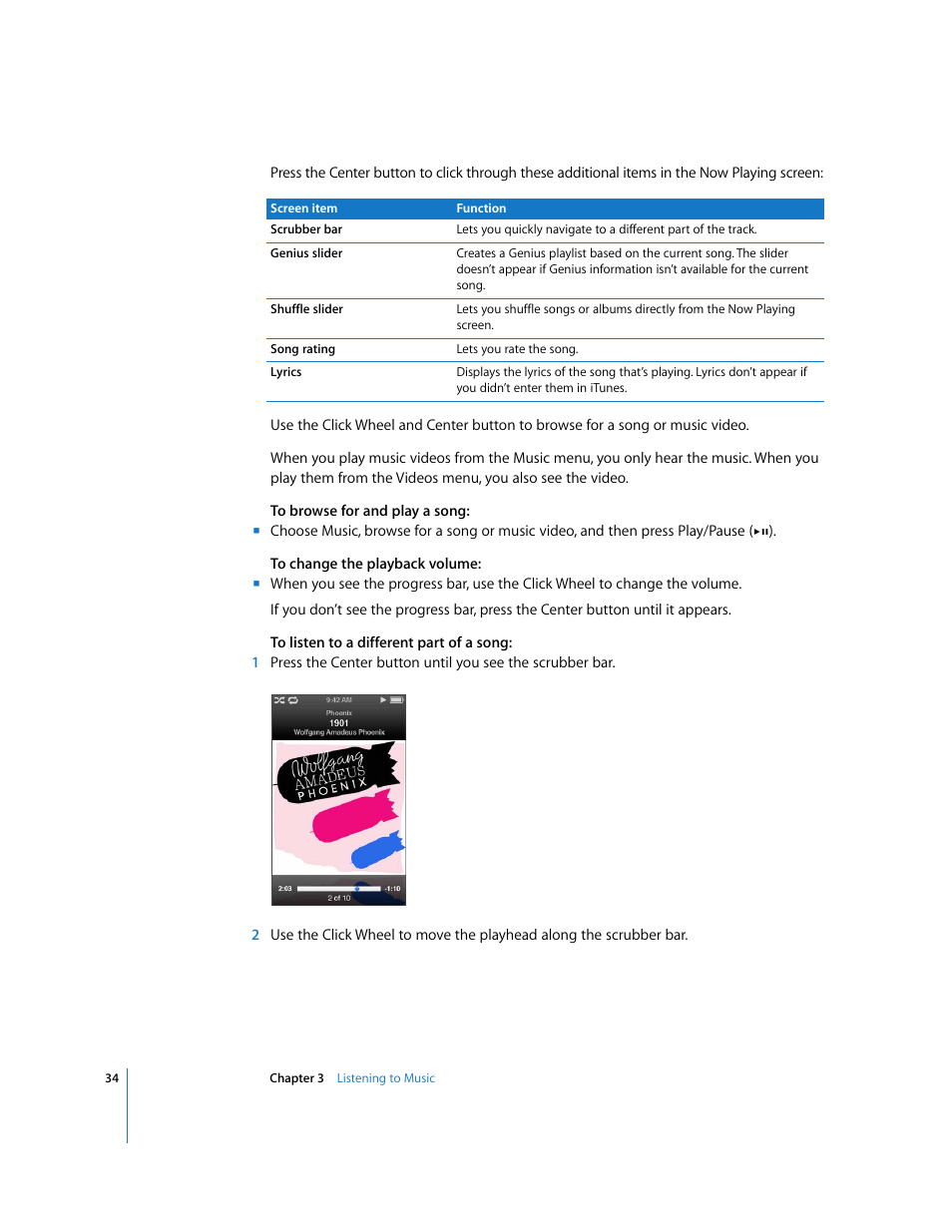 Apple iPod nano (5th generation) User Manual | Page 34 / 104