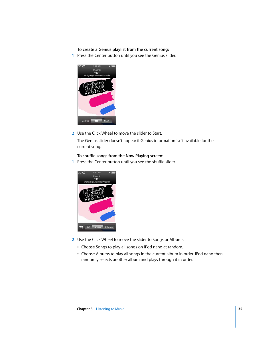 Apple iPod nano (5th generation) User Manual | Page 35 / 104