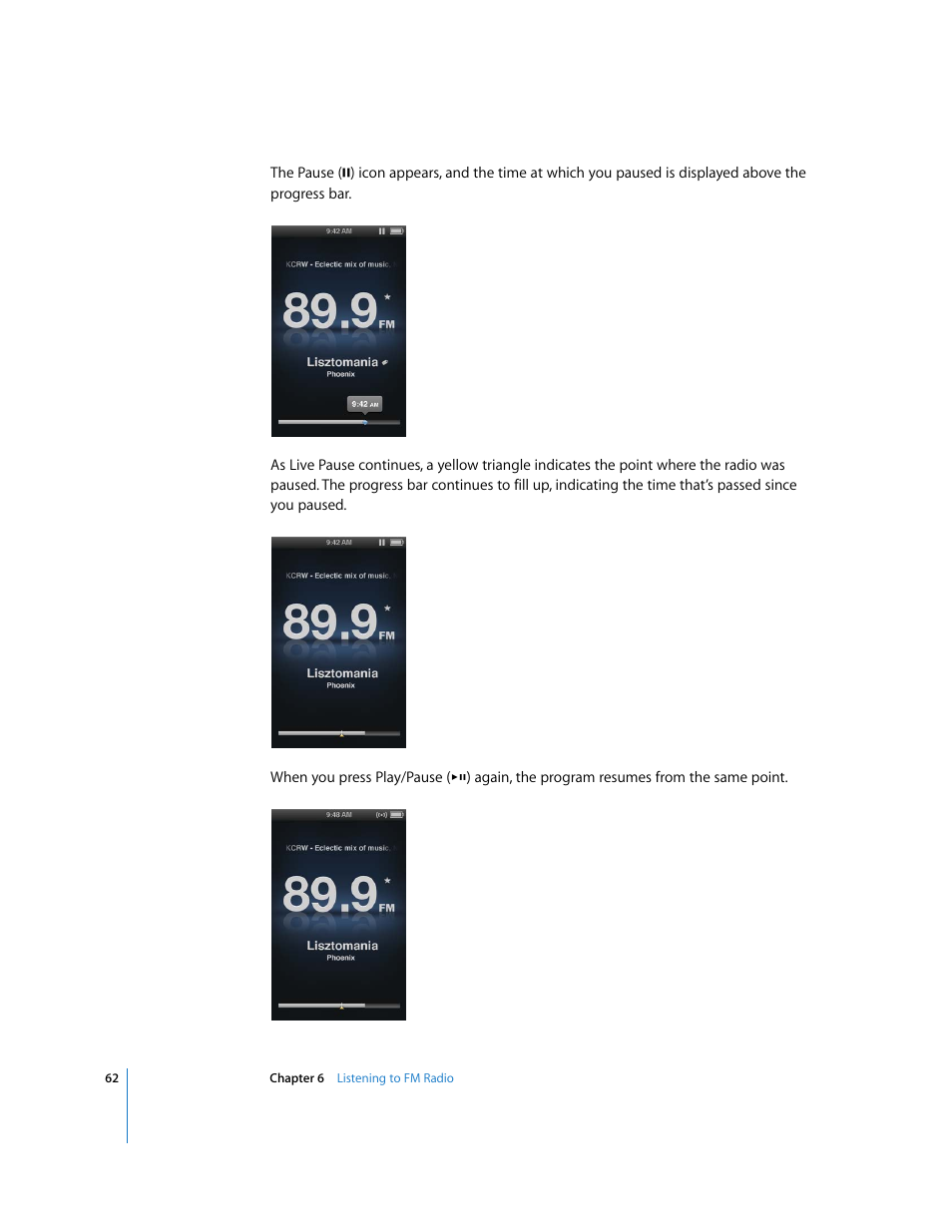 Apple iPod nano (5th generation) User Manual | Page 62 / 104