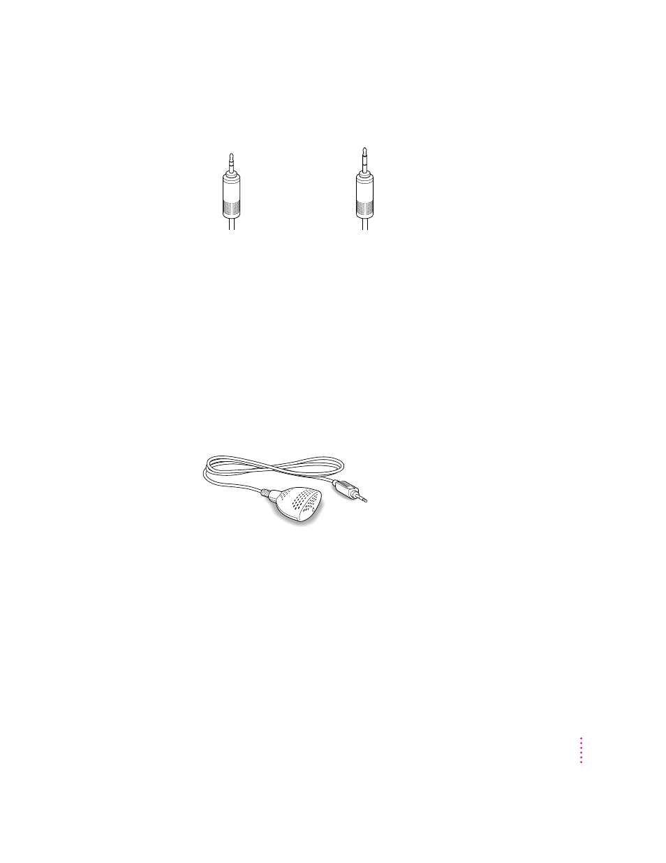 Connecting and positioning a microphone | Apple Power Macintosh 8200 User Manual | Page 43 / 165