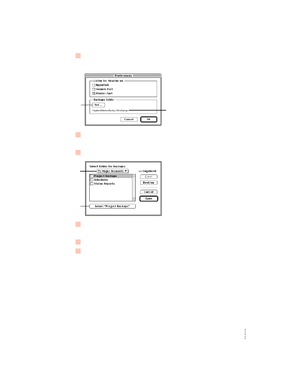 Apple Newton Backup Utility (for Macintosh) User Manual | Page 21 / 39