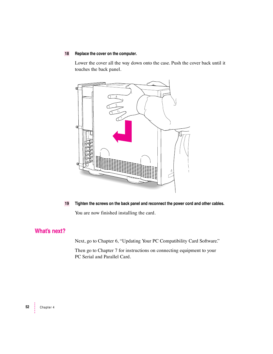 What’s next | Apple PC Serial and Parallel Card User Manual | Page 52 / 84