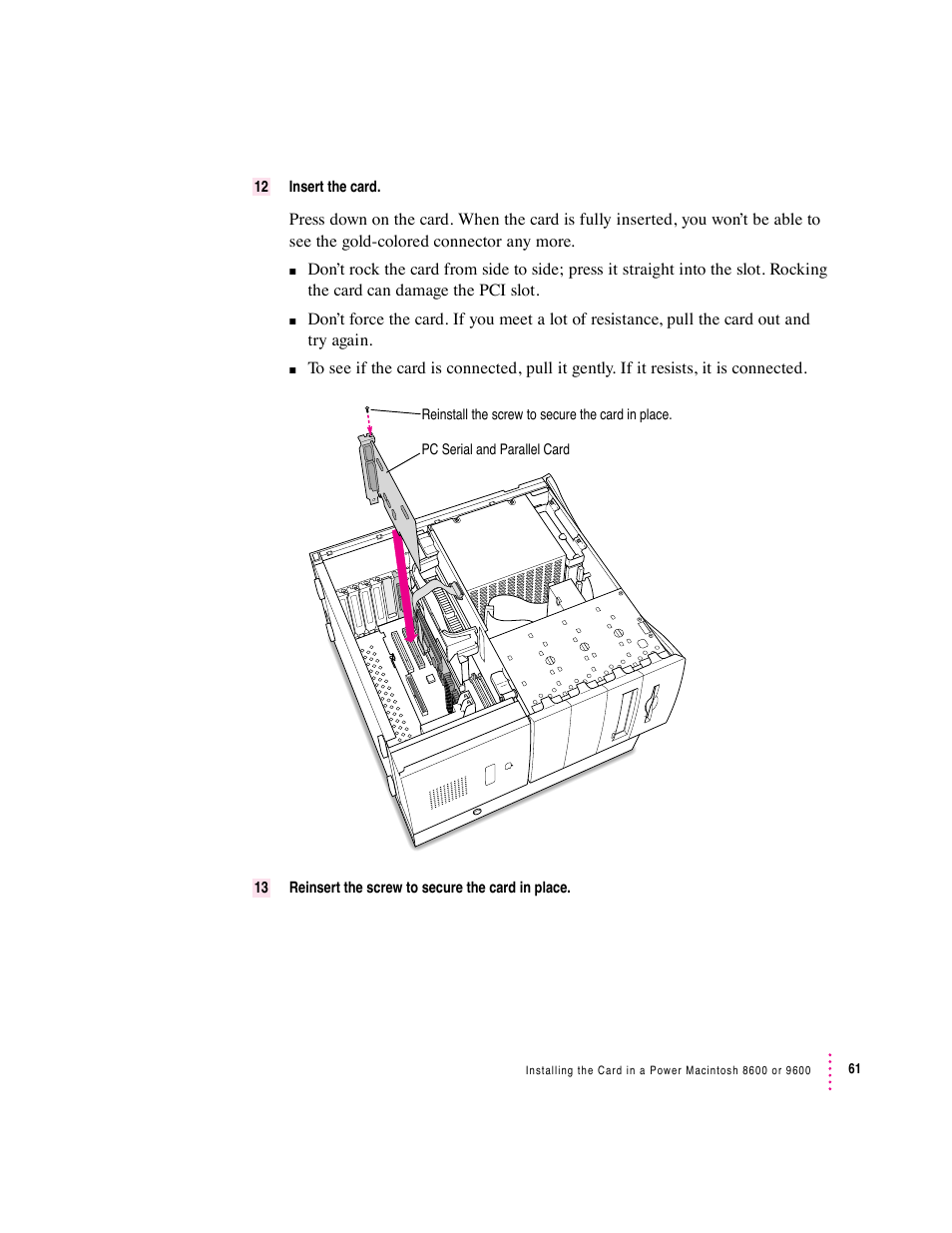 Apple PC Serial and Parallel Card User Manual | Page 61 / 84