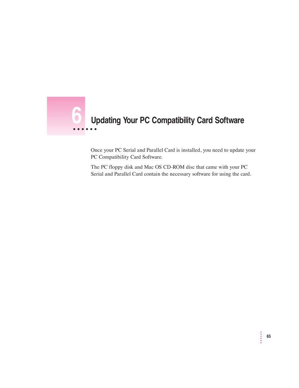 Apple PC Serial and Parallel Card User Manual | Page 65 / 84