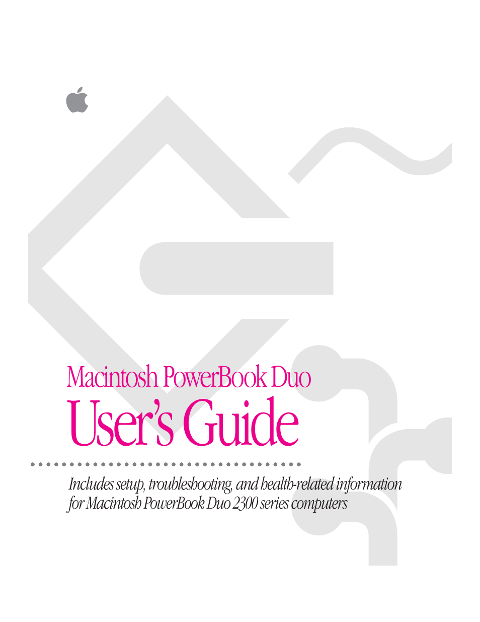 Apple PowerBook (Duo, 2300 Series) User Manual | 161 pages