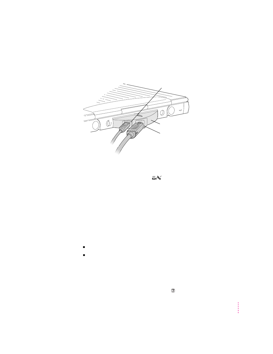 The powerbook duo floppy adapter, Connecting a printer | Apple PowerBook (Duo, 2300 Series) User Manual | Page 48 / 161
