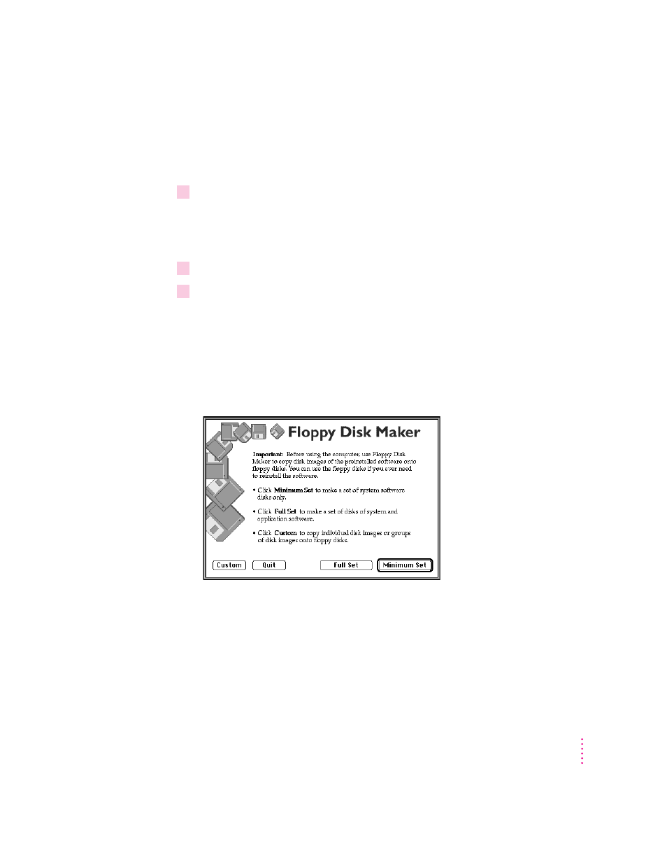 Making a set of disks | Apple PowerBook (Duo, 2300 Series) User Manual | Page 68 / 161