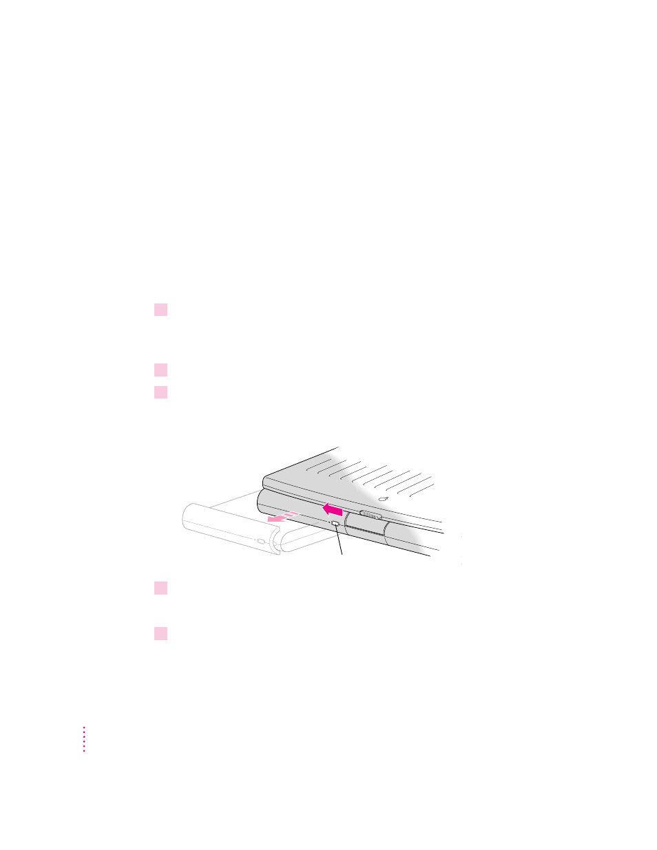 Removing or replacing the battery | Apple PowerBook (Duo, 2300 Series) User Manual | Page 79 / 161