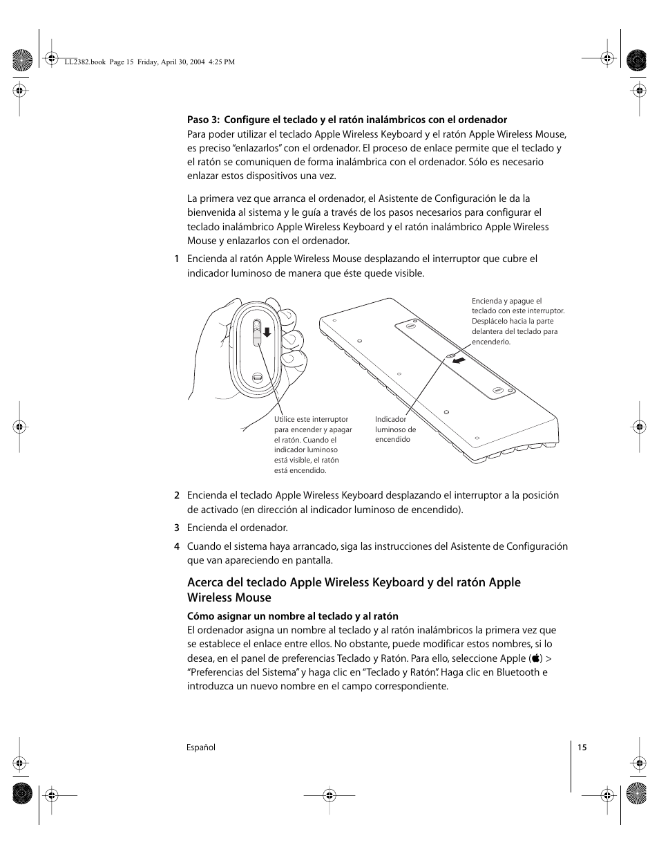 Apple Wireless Keyboard and Mouse User Manual | Page 15 / 20