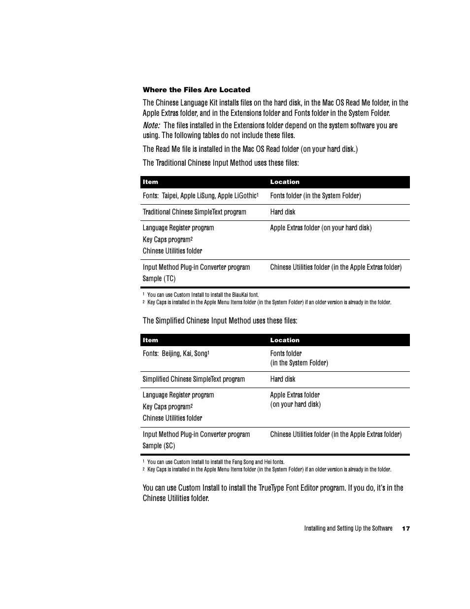 Apple Chinese Language Kit User Manual | Page 17 / 100