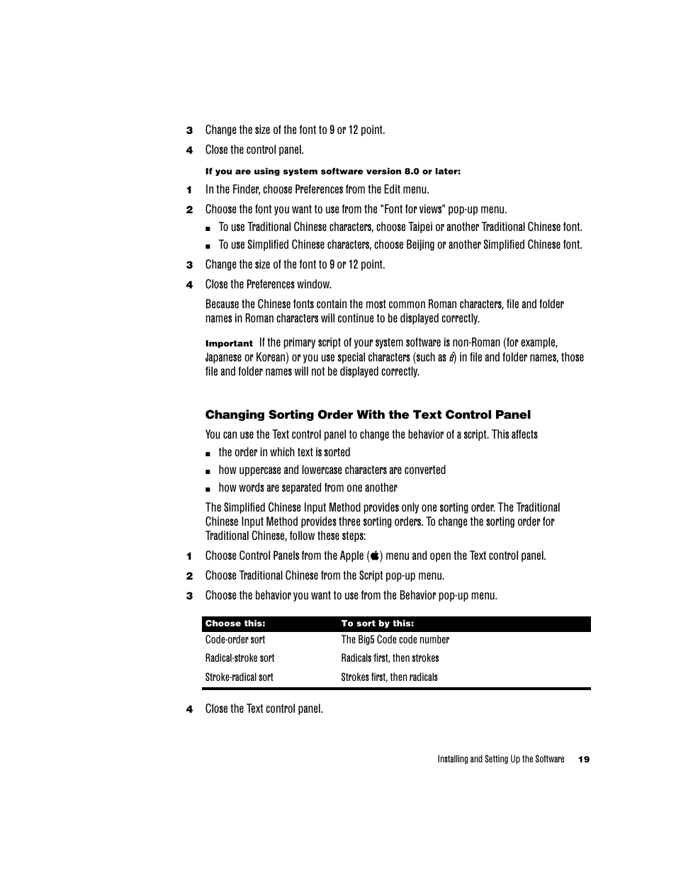 Apple Chinese Language Kit User Manual | Page 19 / 100