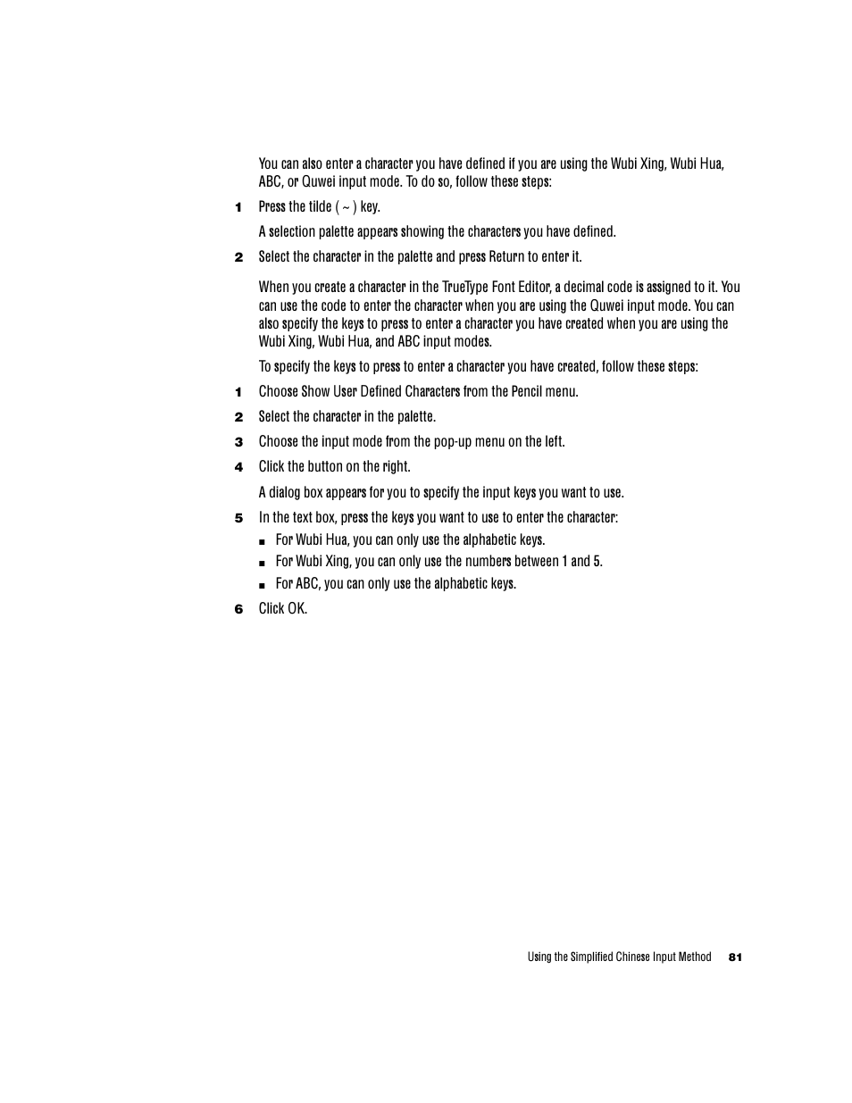 Apple Chinese Language Kit User Manual | Page 81 / 100
