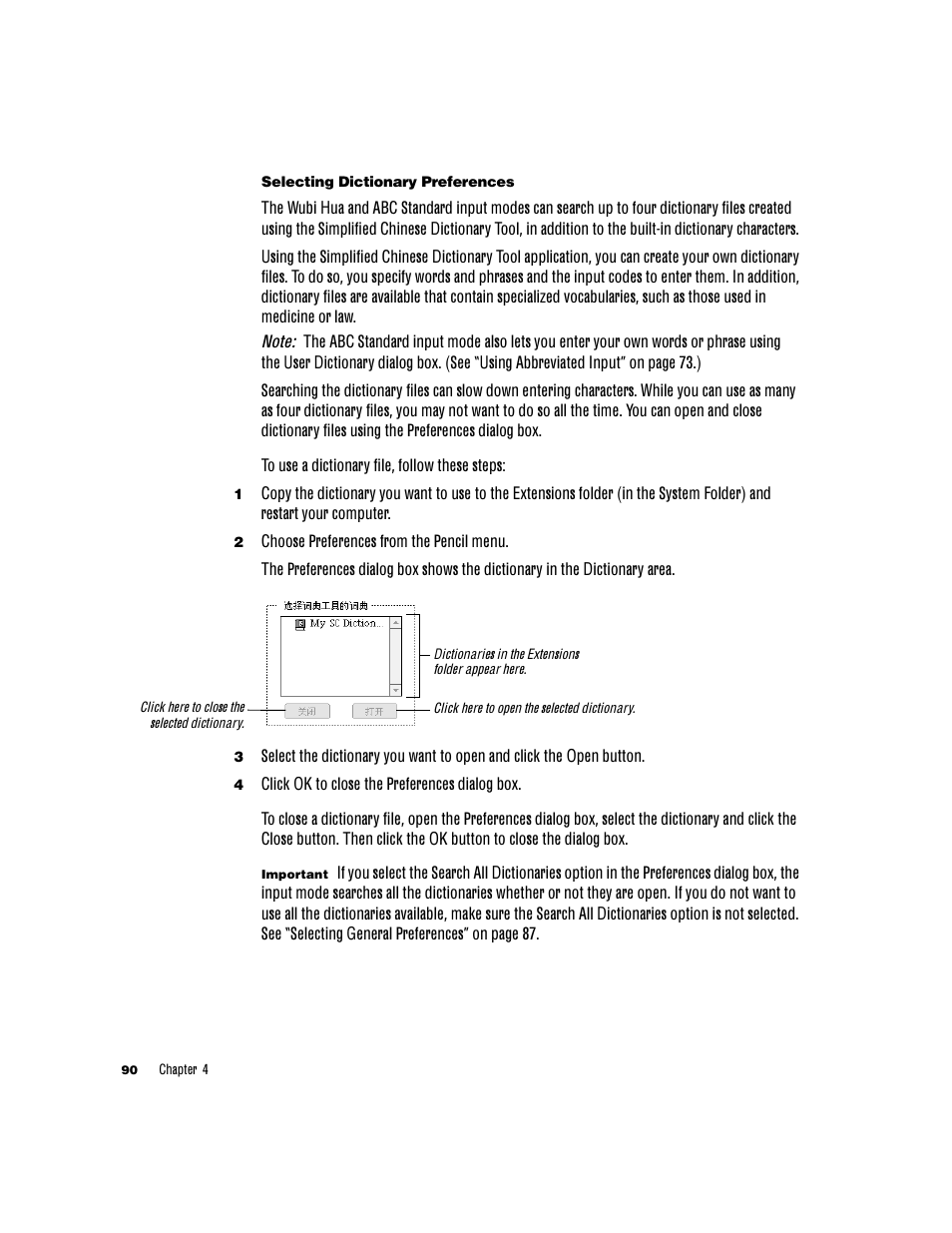 Apple Chinese Language Kit User Manual | Page 90 / 100