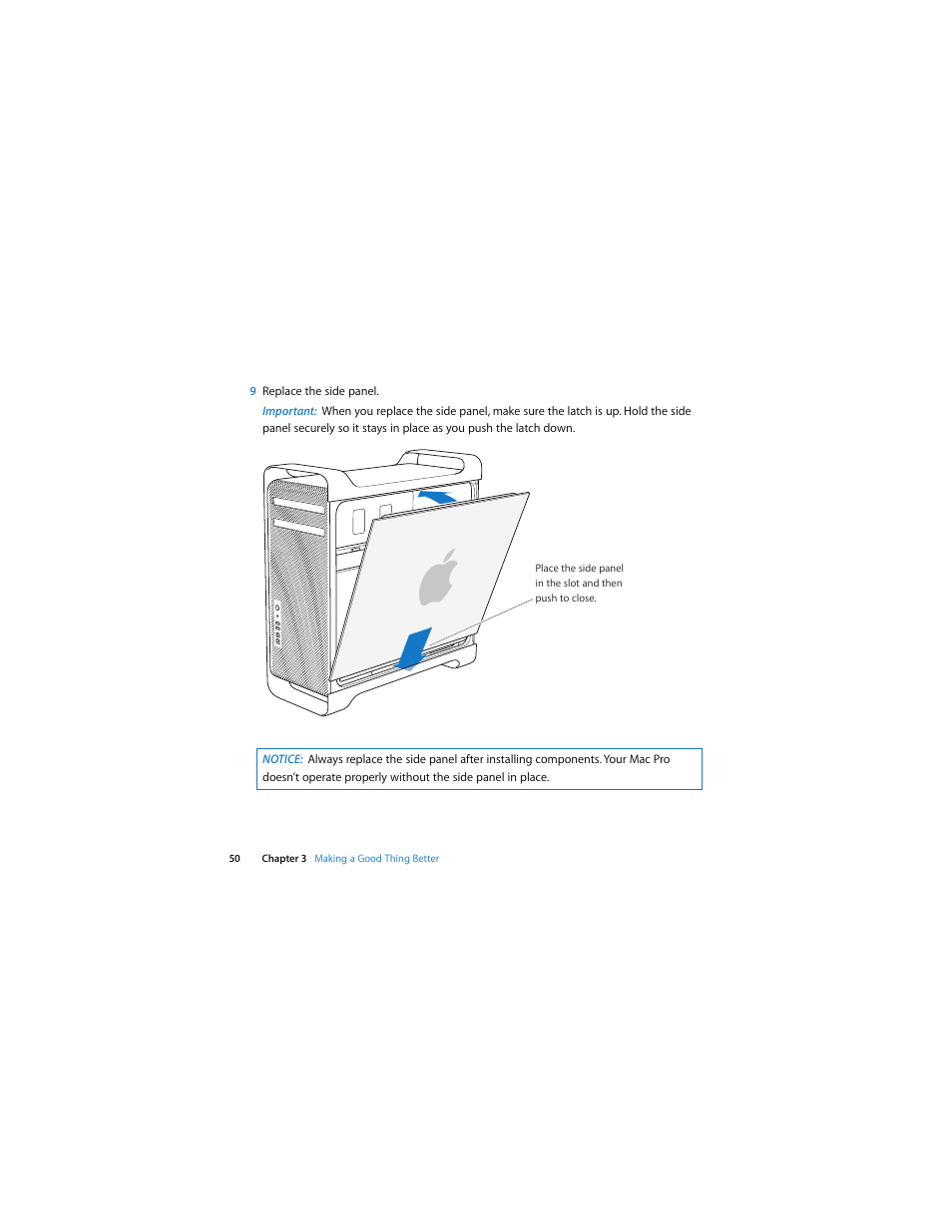 Apple Mac Pro (Early 2009) User Manual | Page 50 / 124