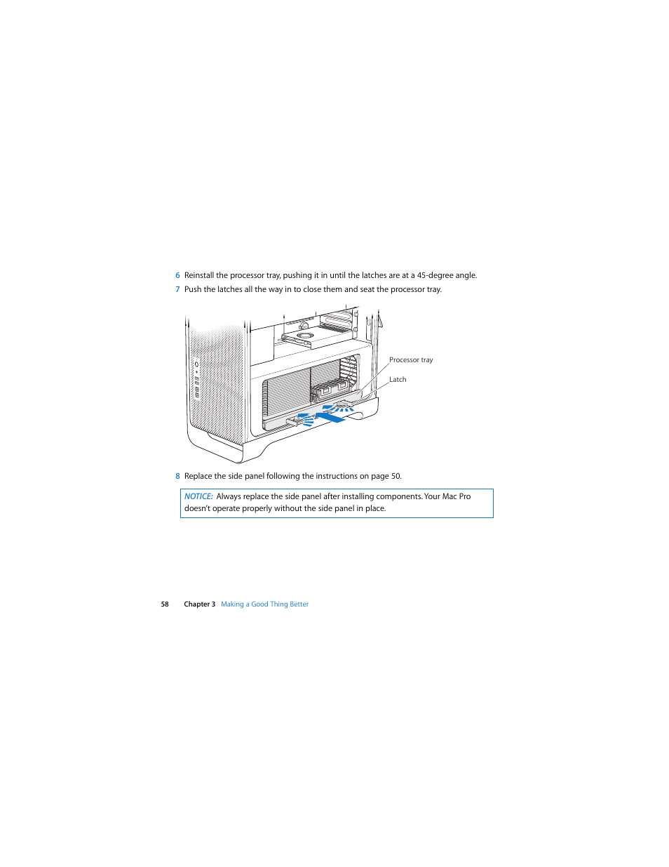 Apple Mac Pro (Early 2009) User Manual | Page 58 / 124