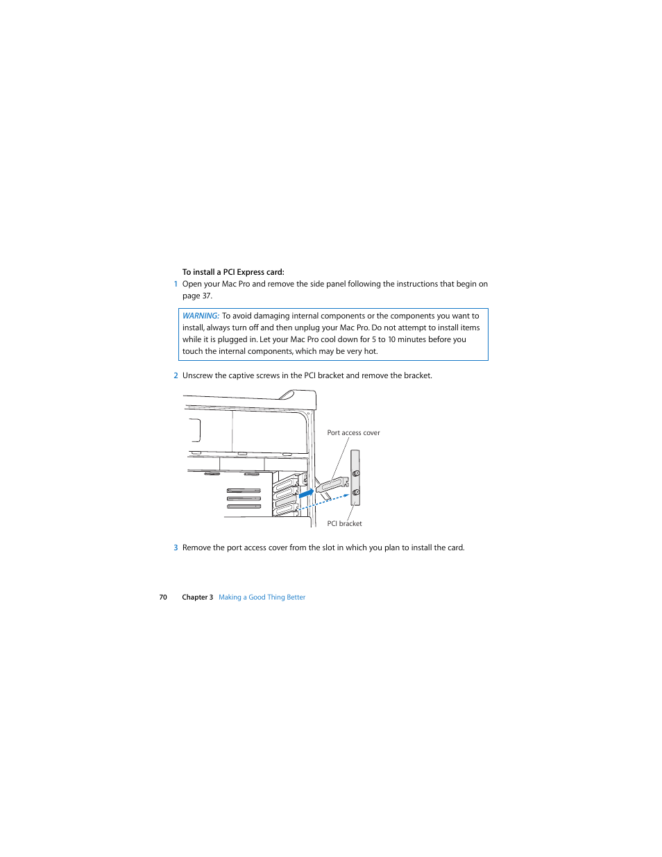 Apple Mac Pro (Early 2009) User Manual | Page 70 / 124