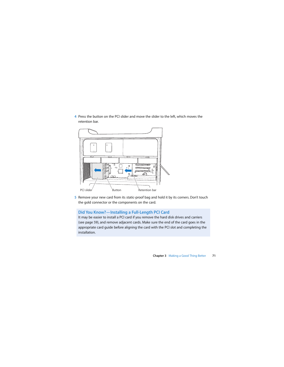 Apple Mac Pro (Early 2009) User Manual | Page 71 / 124