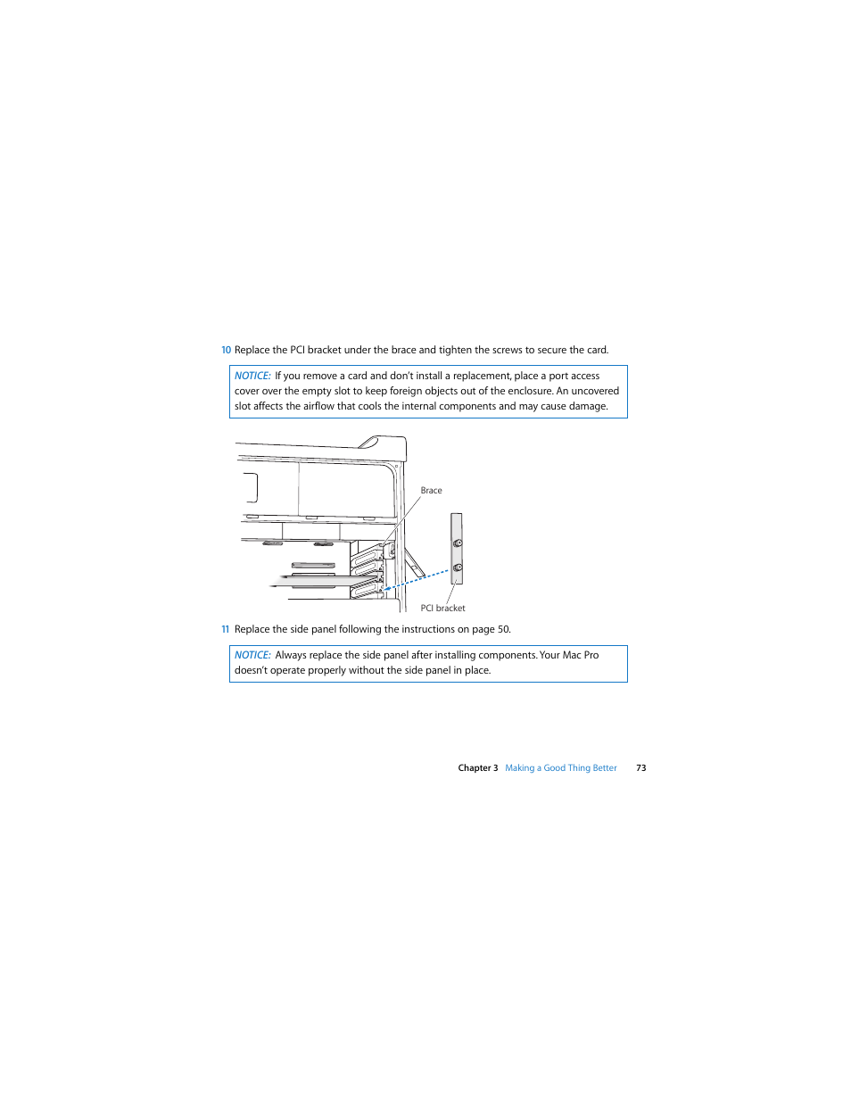 Apple Mac Pro (Early 2009) User Manual | Page 73 / 124