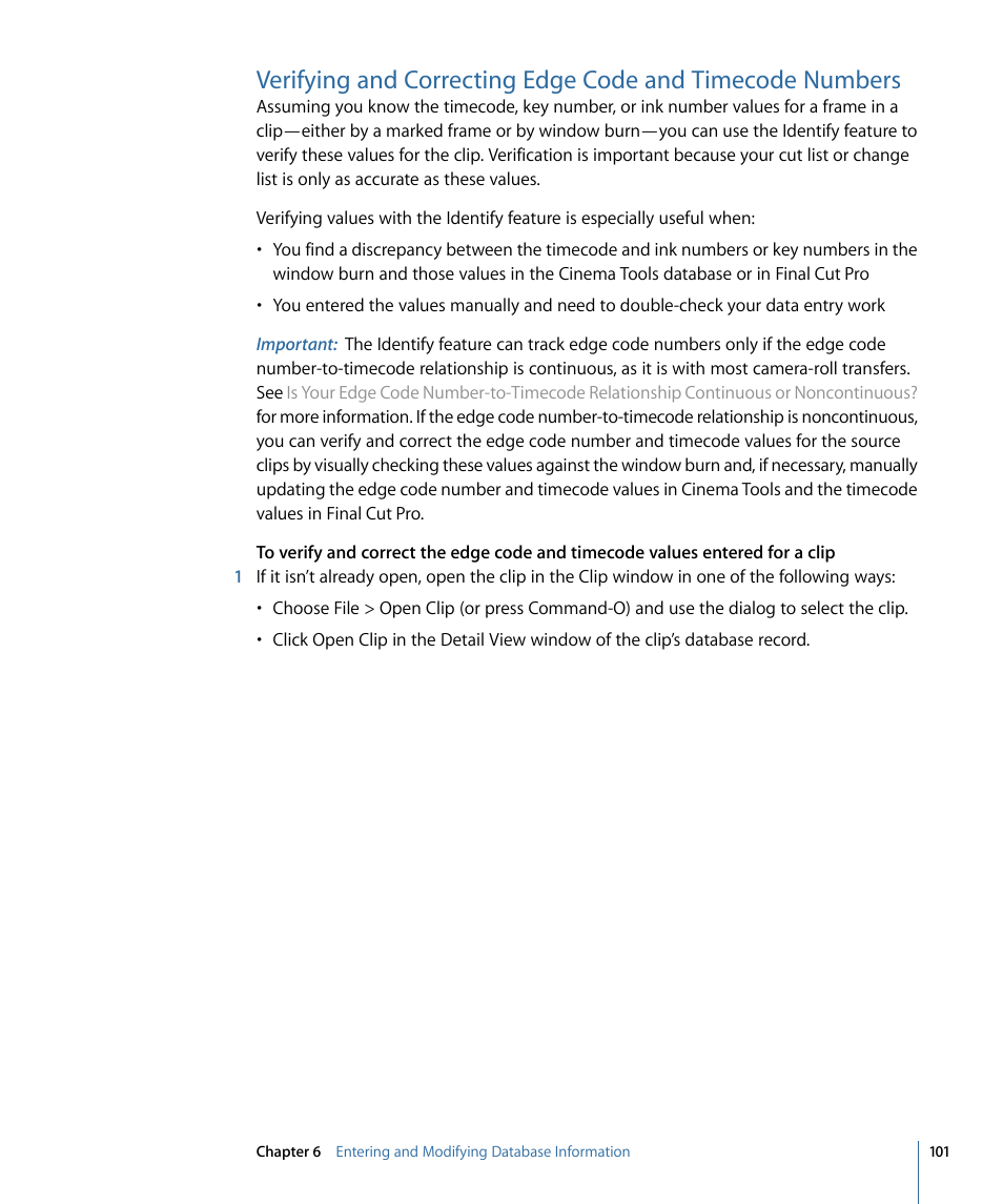 Apple Cinema Tools 4 User Manual | Page 101 / 258