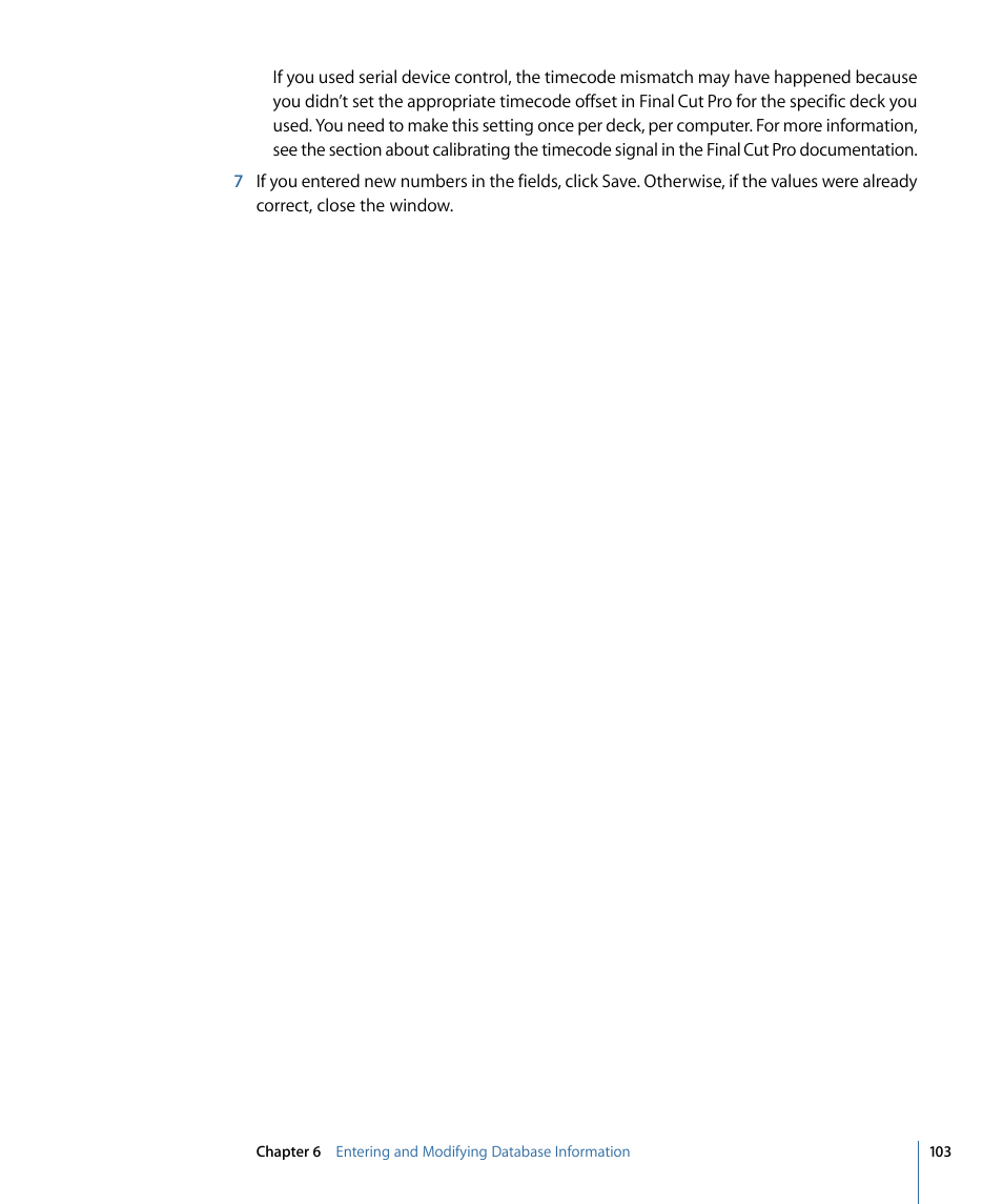 Apple Cinema Tools 4 User Manual | Page 103 / 258