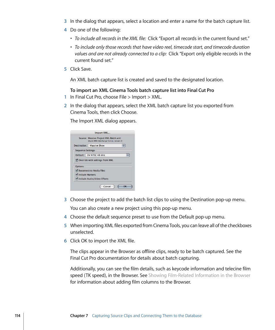 Apple Cinema Tools 4 User Manual | Page 114 / 258