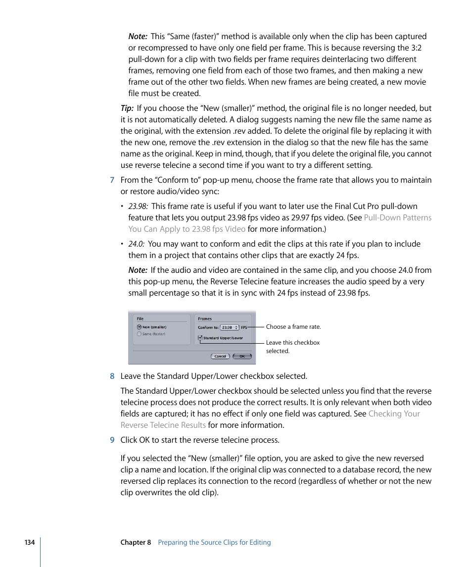 Apple Cinema Tools 4 User Manual | Page 134 / 258