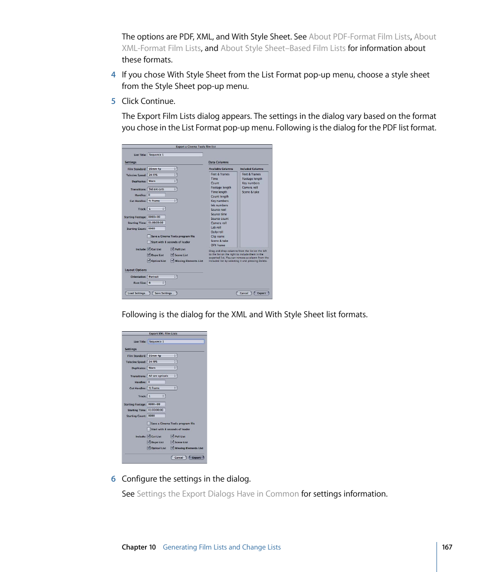 Apple Cinema Tools 4 User Manual | Page 167 / 258