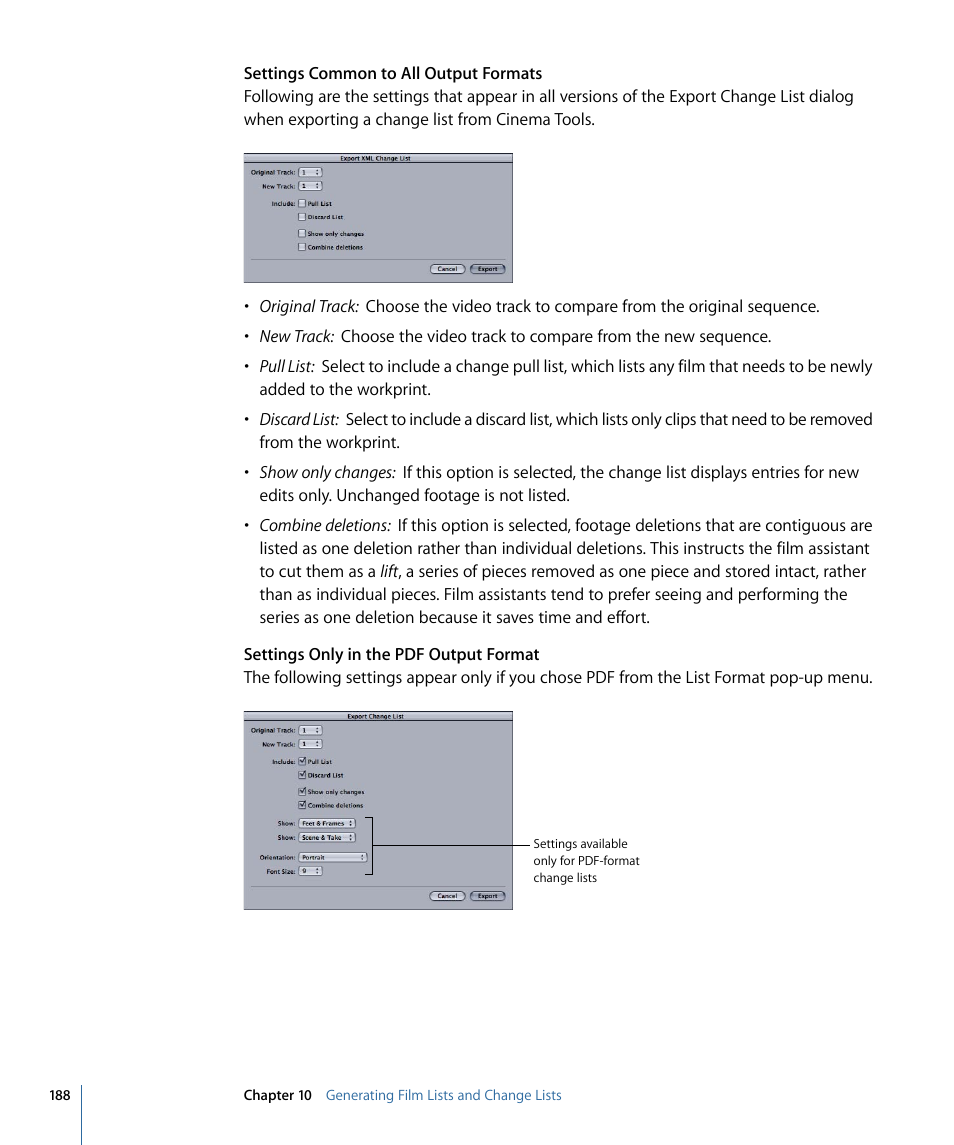 Apple Cinema Tools 4 User Manual | Page 188 / 258