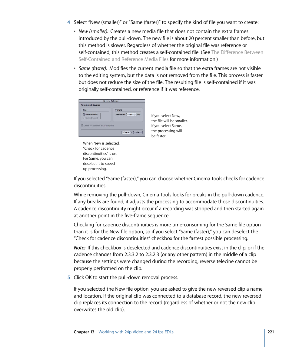 Apple Cinema Tools 4 User Manual | Page 221 / 258