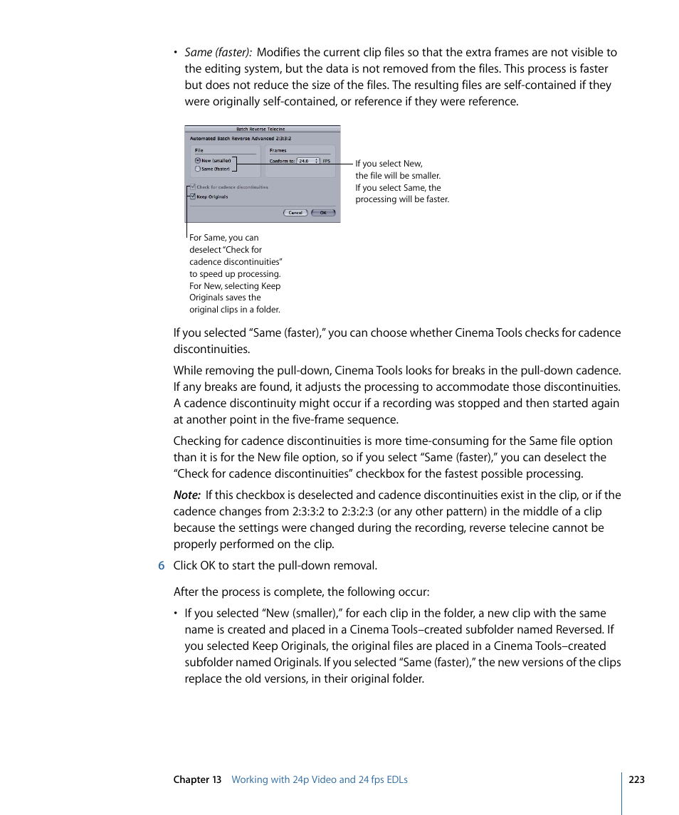 Apple Cinema Tools 4 User Manual | Page 223 / 258