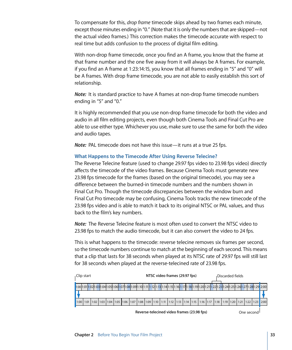 Apple Cinema Tools 4 User Manual | Page 33 / 258