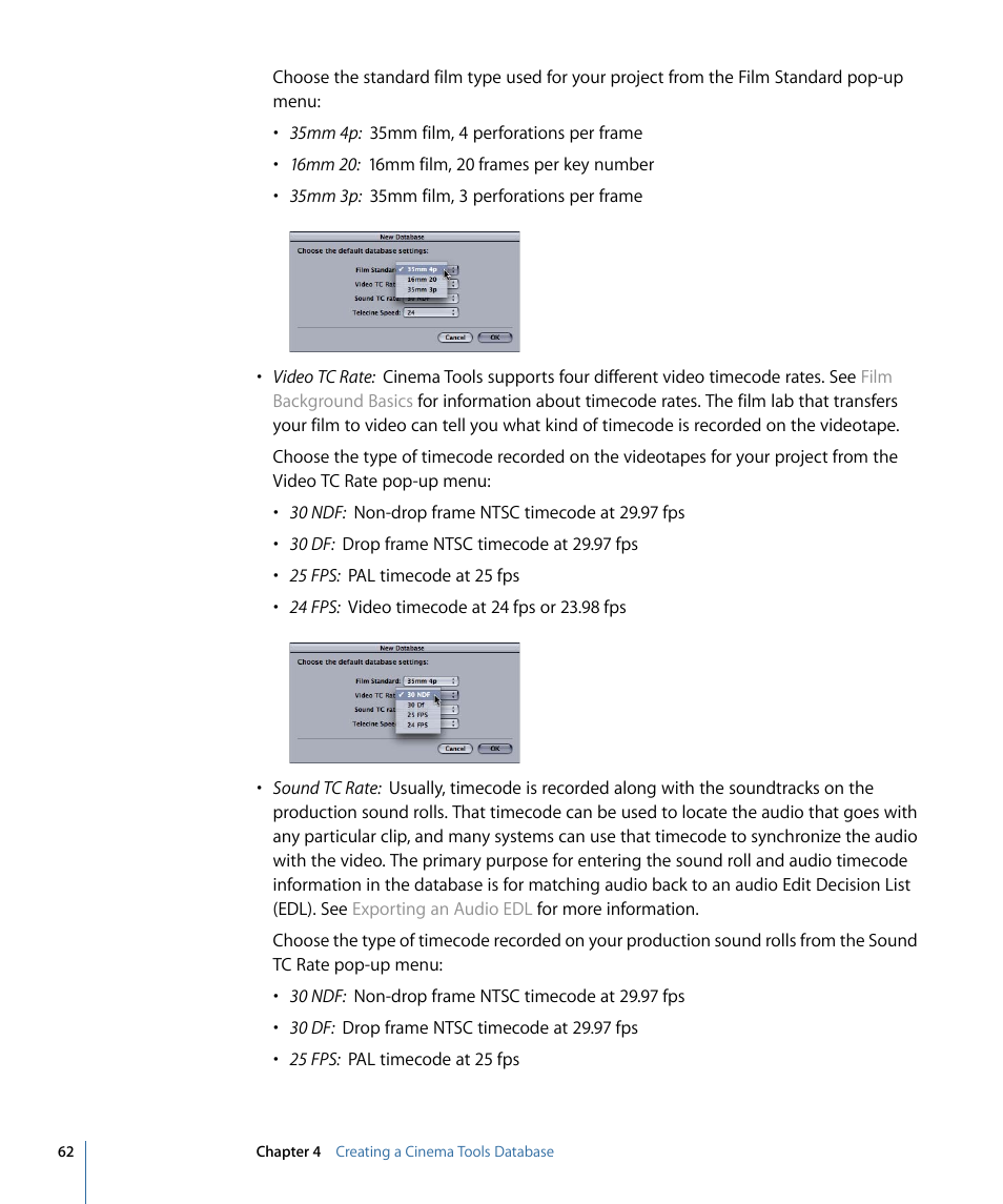 Apple Cinema Tools 4 User Manual | Page 62 / 258