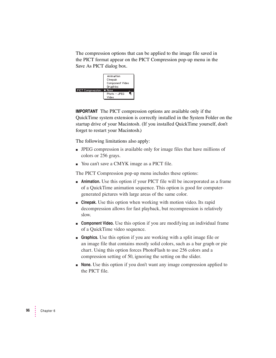 Apple Macintosh PhotoFlash User Manual | Page 106 / 156