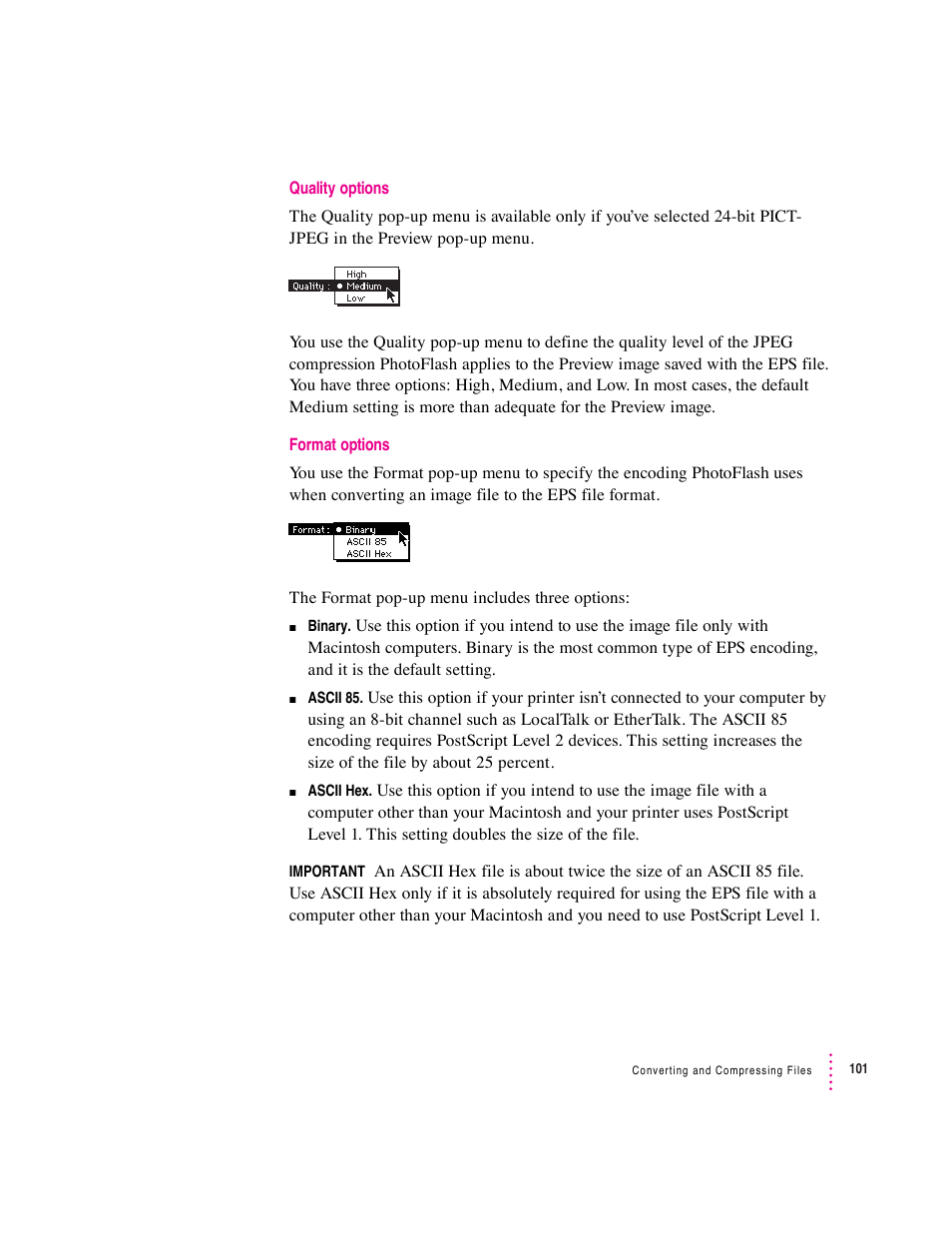 Apple Macintosh PhotoFlash User Manual | Page 111 / 156