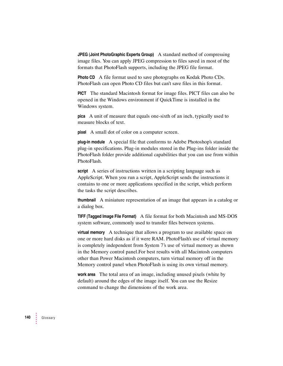 Apple Macintosh PhotoFlash User Manual | Page 149 / 156