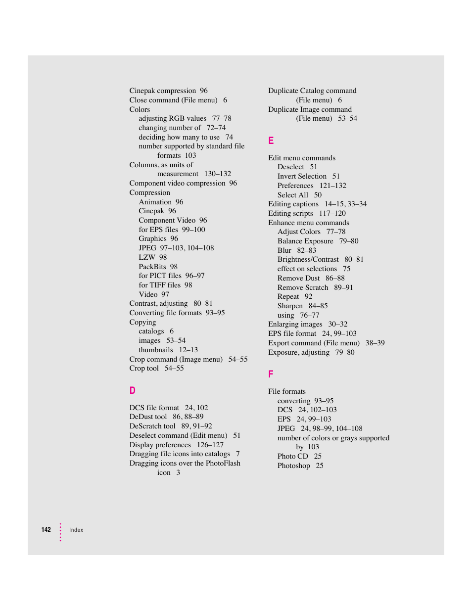 Apple Macintosh PhotoFlash User Manual | Page 151 / 156