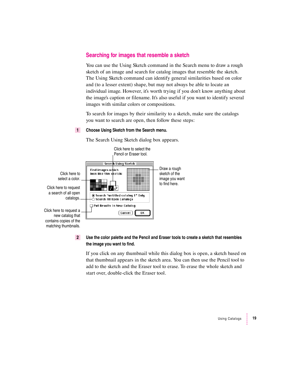 Searching for images that resemble a sketch | Apple Macintosh PhotoFlash User Manual | Page 30 / 156