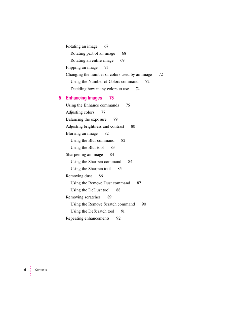 Apple Macintosh PhotoFlash User Manual | Page 6 / 156